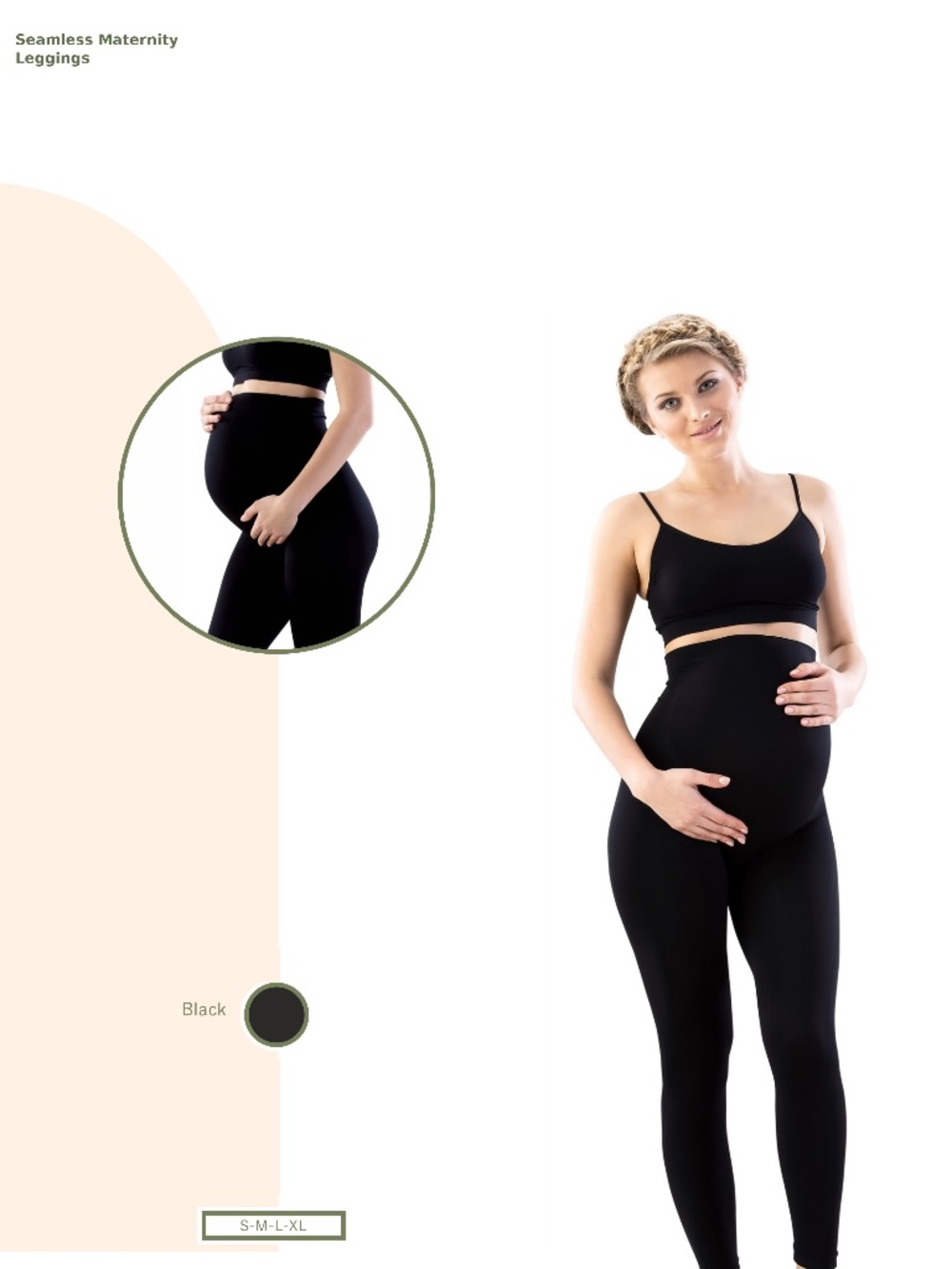 Seamless Maternity Leggings / Collant de maternité sans couture - EU